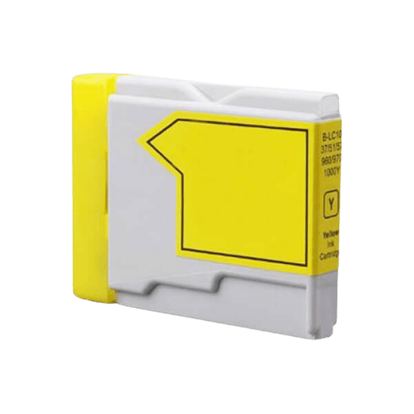 Brother LC-970Y gul Printerpatron - 12 ml. - Kompatibel