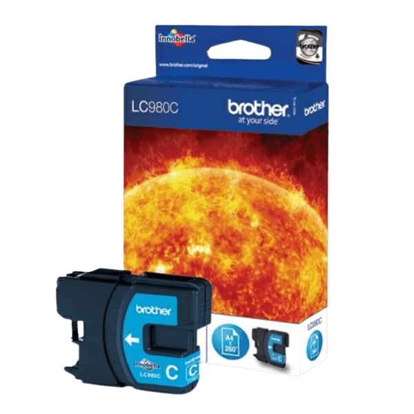 Brother LC980C cyan Printerpatron - 5 ml. - Original