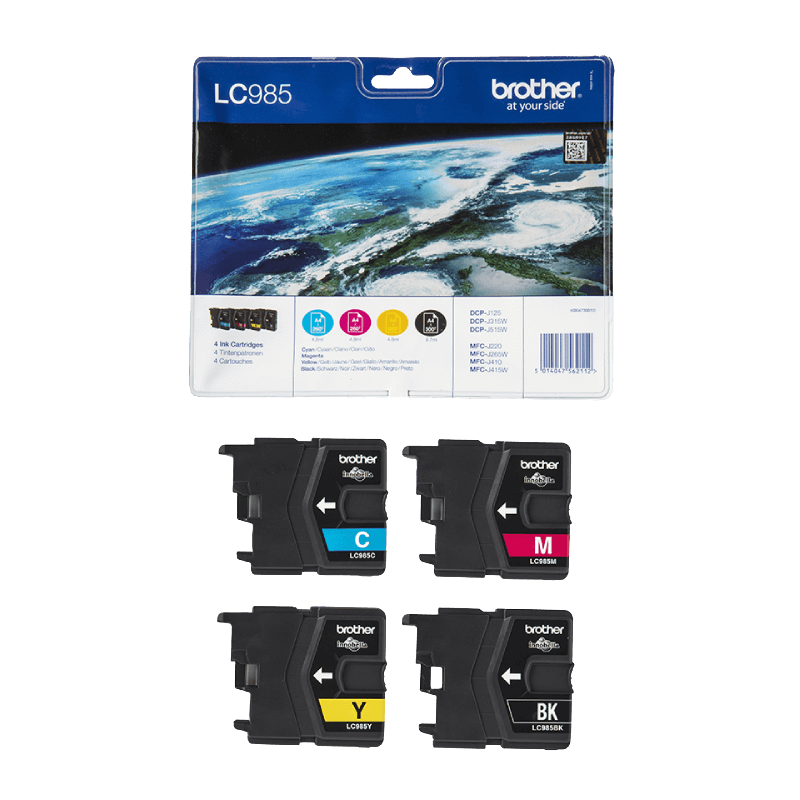 Brother LC985 CMYK Printerpatron - Original