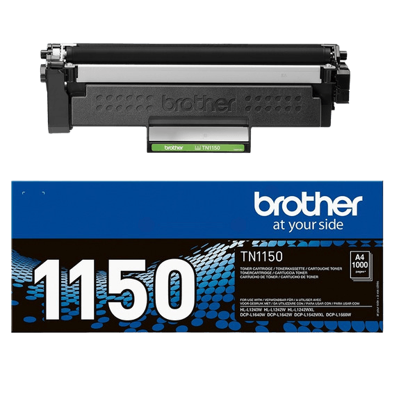 Brother TN1150 sort toner - 1000 sider - Original