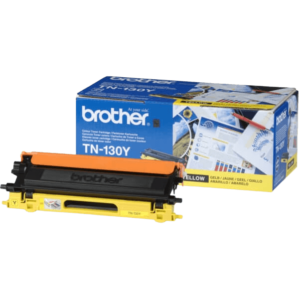 Brother TN-130Y gul Printerpatron - 1500 sider - Original