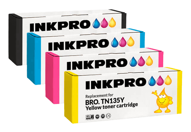 4 stk. XL Brother TN135 Printerpatron rabatpakke - Kompatibel