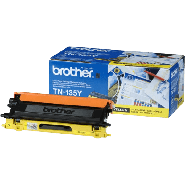 Brother TN-135Y gul XL Printerpatron - 4000 sider - Original