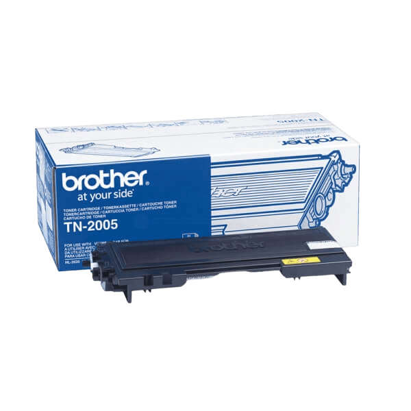 Brother TN2005 sort Printerpatron - 1500 sider - Original