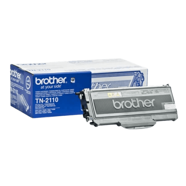 Brother TN2110 sort Printerpatron - 1500 sider - Original