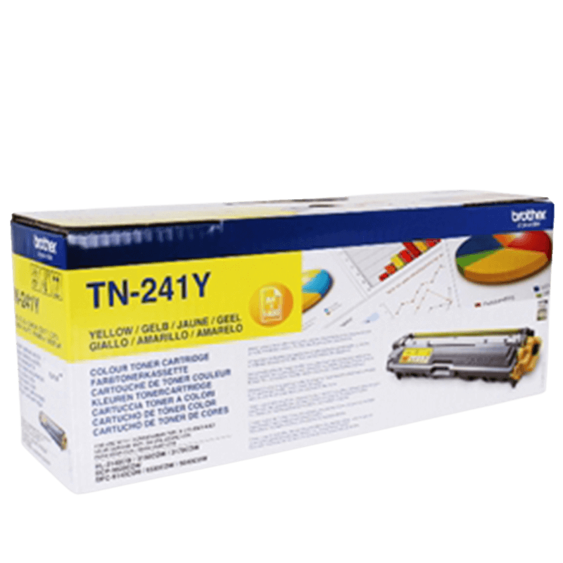 Brother TN241Y gul Printerpatron - 1400 sider - Original