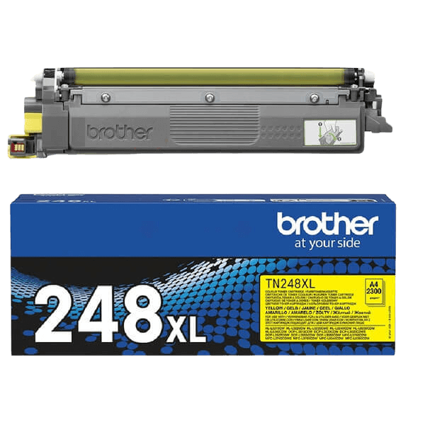 Brother TN248XLY gul XL Printerpatron - 2300 sider - Original