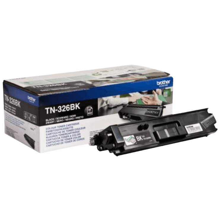Brother TN326BK sort XL Printerpatron - 4000 sider - Original