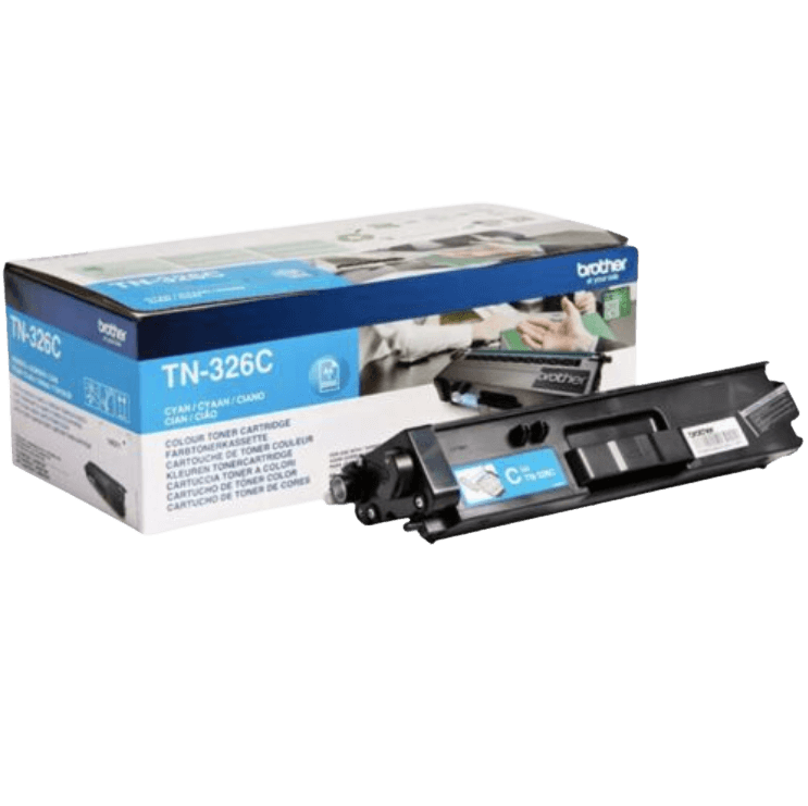 Brother TN326C cyan XL Printerpatron - 3500 sider - Original