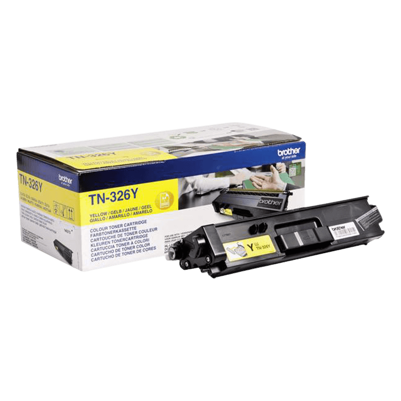 Brother TN326Y gul XL Printerpatron - 3500 sider - Original