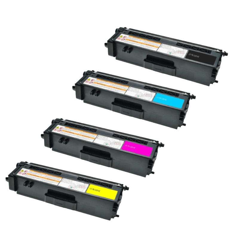 4 stk. XXL Brother TN328 Printerpatron rabatpakke - Kompatibel