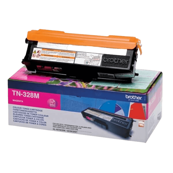 Brother TN328M magenta XXL Printerpatron - 6000 sider - Original