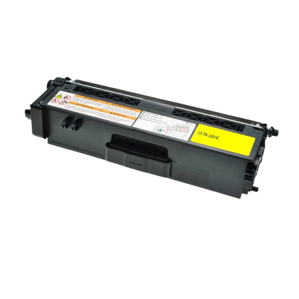 Brother TN-328Y gul XXL Printerpatron - 6000 sider - Kompatibel