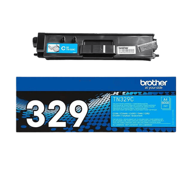 Brother TN329C cyan XXL Printerpatron - 6000 sider - Original