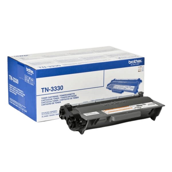 Brother TN3330 sort Printerpatron - 3000 sider - Original