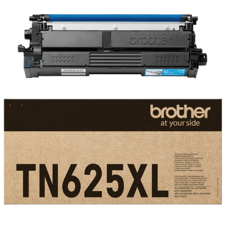 Brother TN625XLC cyan toner - 4500 sider - Original