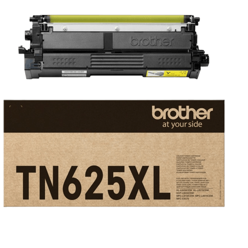Brother TN625XLY gul toner - 4500 sider - Original
