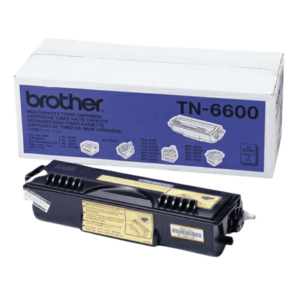 Brother TN-6600 sort XL Printerpatron - 6000 sider - Original