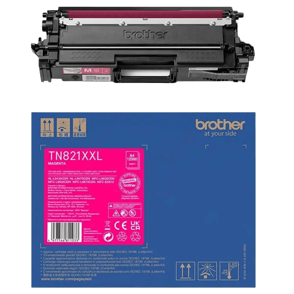 Brother TN821XXLM magenta XXL Printerpatron - 12000 sider - Original