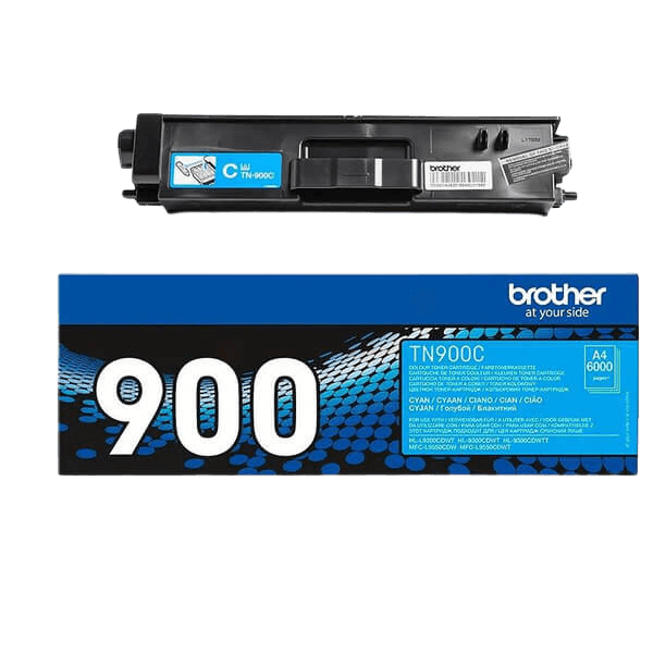 Brother TN900C cyan Printerpatron - 6000 sider - Original