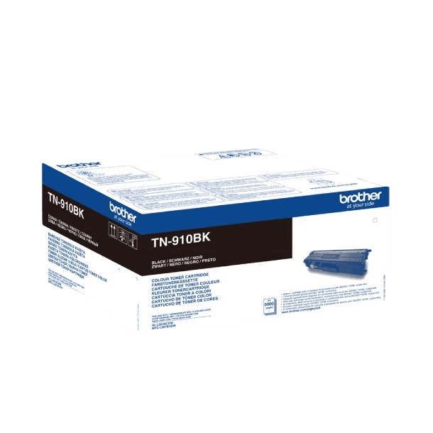 Brother TN910BK sort Printerpatron - 9000 sider - Original