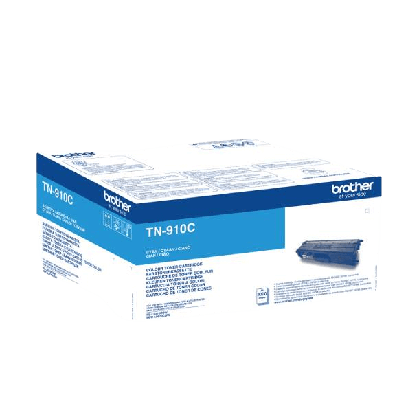 Brother TN910C cyan Printerpatron - 9000 sider - Original