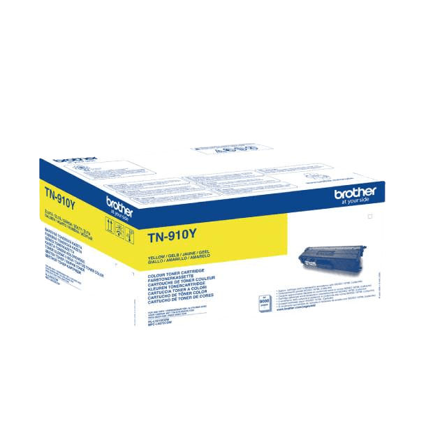 Brother TN910Y gul Printerpatron - 9000 sider - Original