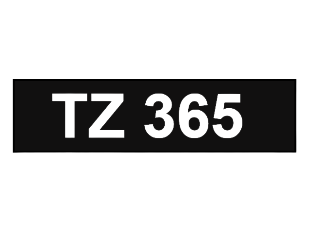 Brother TZe-365 Hvid tekst / Sort tape 36 mm x 8 m Printerpatron - Kompatibel