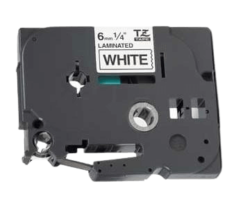 Brother TZe211 Sort tekst / Hvid tape 6 mm x 8 m Printerpatron - Kompatibel