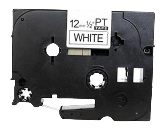 Brother TZe231 Sort tekst / Hvid tape 12 mm x 8 m Printerpatron - Kompatibel