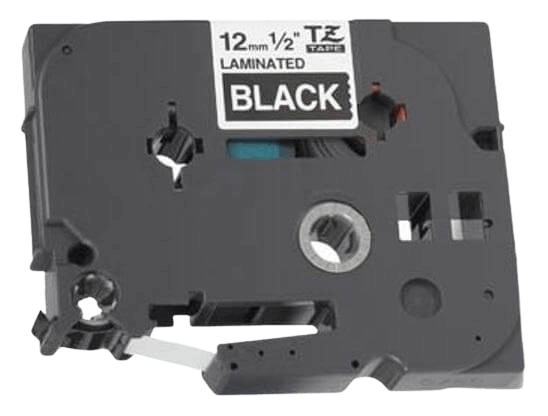 Brother TZe335 Hvid tekst / Sort tape 12 mm x 8 m Printerpatron - Kompatibel