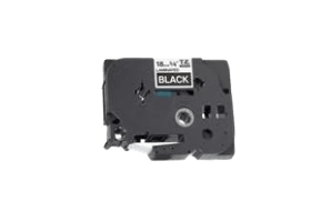 Brother TZe345 Hvid tekst / Sort tape 18 mm x 8 m Printerpatron - Kompatibel