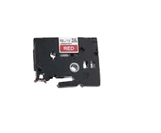 Brother TZe435 Hvid tekst / Rød tape 12 mm x 8 m Printerpatron - Kompatibel