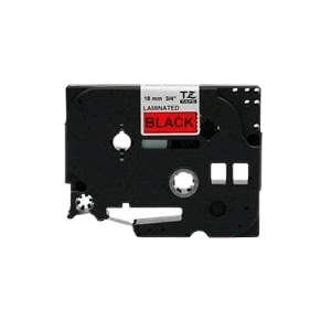 Brother TZe441 Sort tekst / Rød tape 18 mm x 8 m Printerpatron - Kompatibel