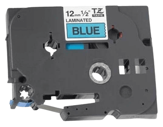 Brother TZe531 Sort Tekst / Blå Tape 12 mm x 8 m Printerpatron - Kompatibel