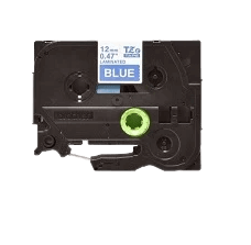 Brother TZe535 Hvid tekst / Blå tape 12 mm x 8 m Printerpatron - Kompatibel