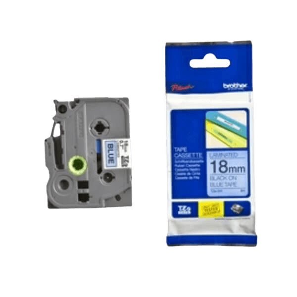 Brother TZe541 Sort Tekst / Blå Tape 18 mm x 8 m Printerpatron - Original