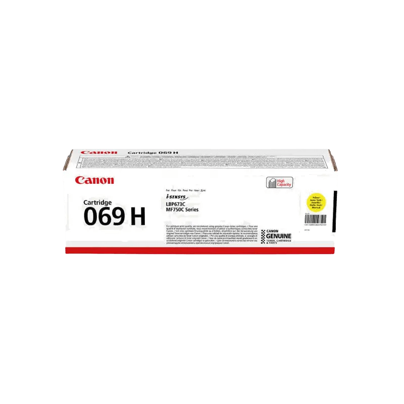 5095C002 Canon 069H gul XL Printerpatron - 5500 sider - Original