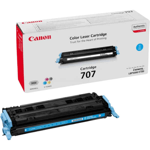 9423A004 Canon 707 cyan Printerpatron - 2000 sider - Original