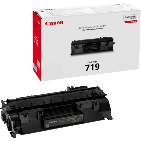 3479B002 Canon 719 sort Printerpatron - 2100 sider - Original