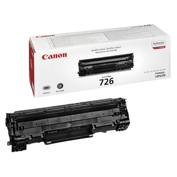 3483B002 Canon 726 sort Printerpatron - 2100 sider - Original