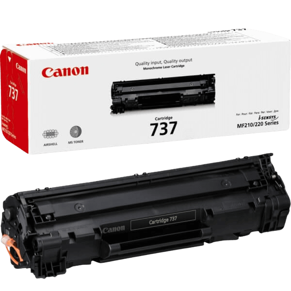9435B002 Canon 737 sort Printerpatron - 2100 sider - Original