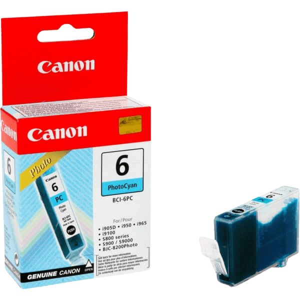 4709A002 Canon BCI-6PC foto cyan Printerpatron - 13 ml. - Original