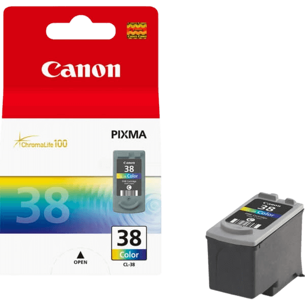 2146B001 Canon CL-38 CMY XL Printerpatron - 205 sider - Original