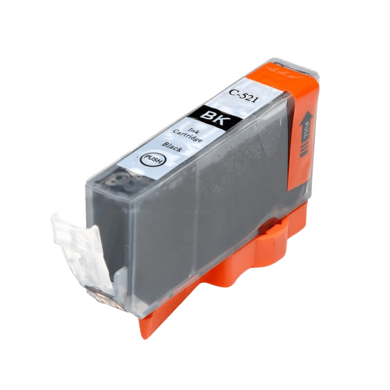 2933B001 Canon CLI-521BK sort Printerpatron - 9 ml. - Kompatibel