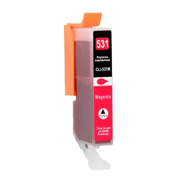6120C001 Canon CLI-531M magenta Printerpatron - 12 ml. - Kompatibel