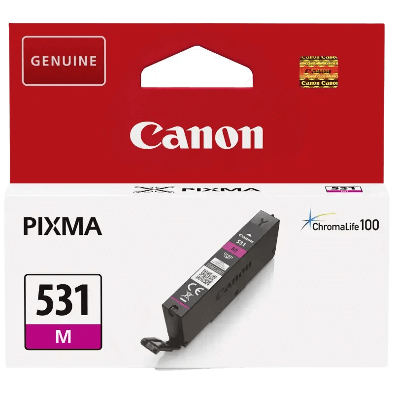 6120C001 Canon CLI-531M magenta Printerpatron - 8,2 ml. - Original