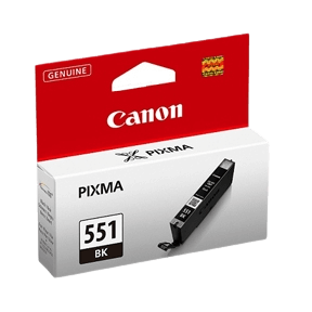 6508B001 Canon CLI-551BK sort Printerpatron - 7 ml. - Original