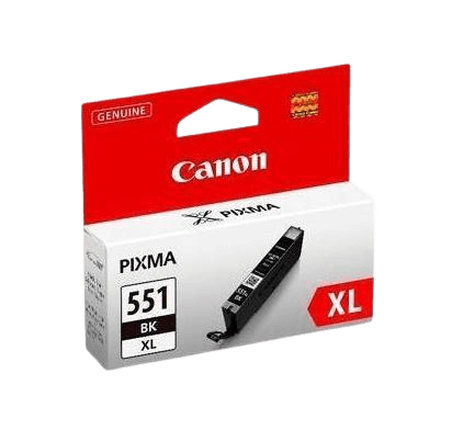 6443B001 Canon CLI-551XLBK sort XL Printerpatron - 11 ml. - Original