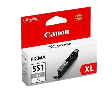 6447B001 Canon CLI-551XLGY grå XL Printerpatron - 11 ml. - Original
